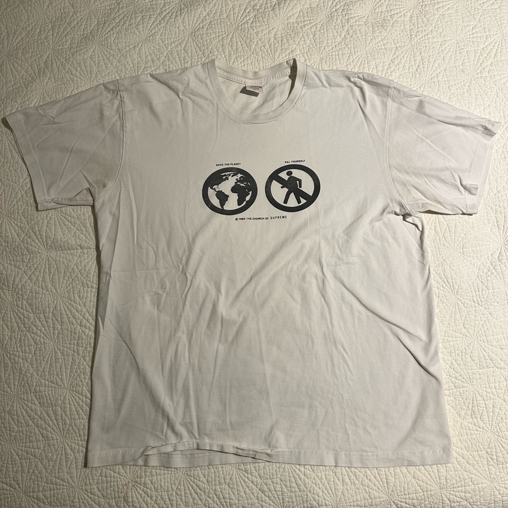 SUPREME save the planet tee